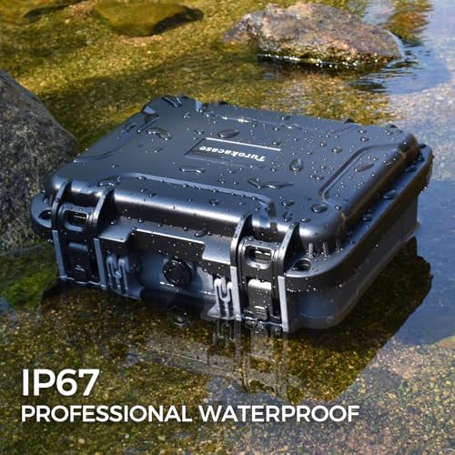 Case for NOCO Boost X GBX75 GB70, Waterproof Hard Shell Carrying Case with Custom Pre-Cut Foam, Shockproof Protective Travel Storage Box, Fits Charger/Clamps/Cables & Accessories, Case Only