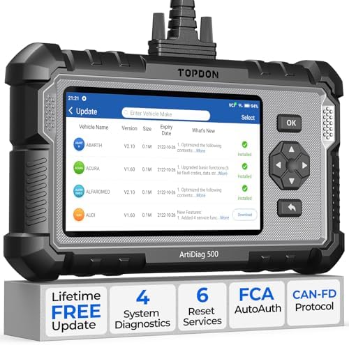 TOPDON AD500 Car Diagnostic Scanner, Engine ABS SRS Transmission Scan Tool