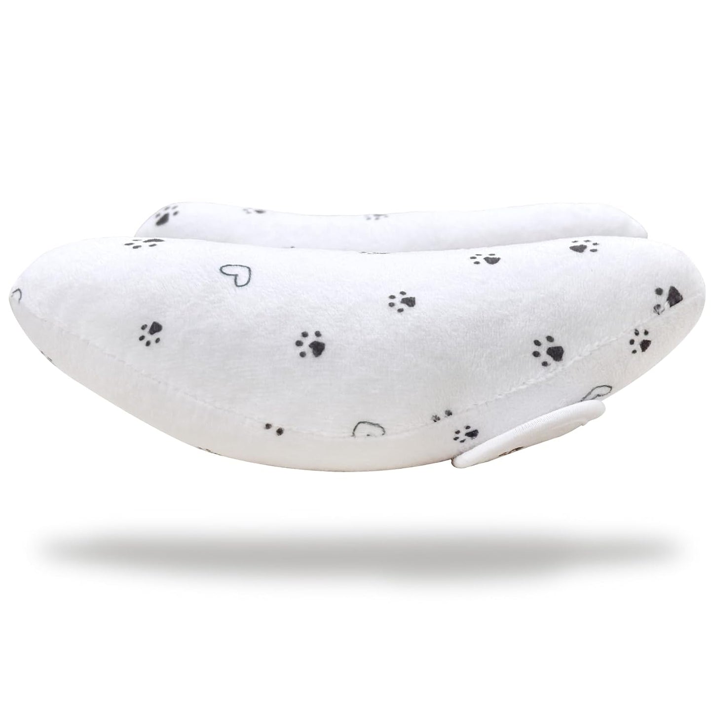 Adjustable Baby Head Neck Support Pillow for Car Seat and Stroller - Soft and Lightweight Cushion for Travel and Daily Use, with Cute Cat Paw Print Pattern Baby Travel