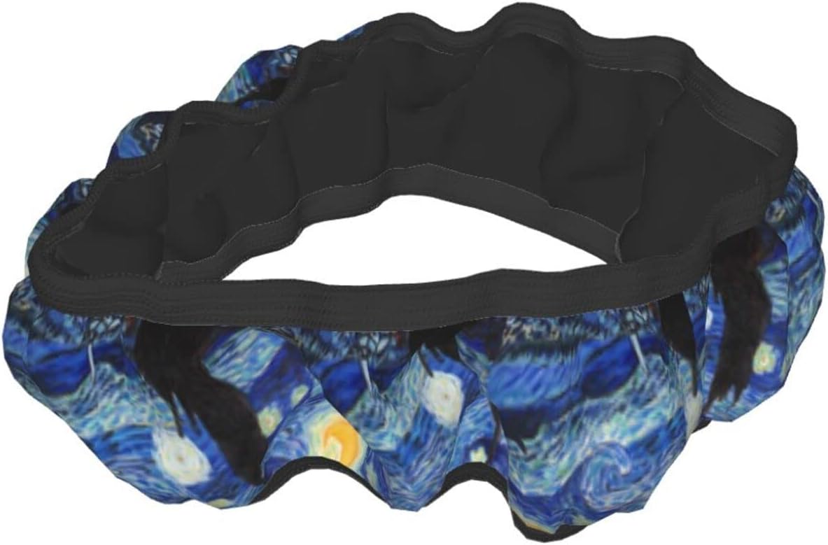 Starry Night Steering Wheel Cover, Auto Car Accessories Universal 15"
