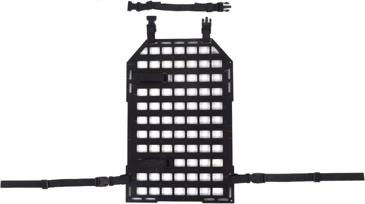 21.65x14.17in Backseat Storage Holder, Backseat Car Organizer Molle Insert Panel with Fastening Straps for Cars SUVs