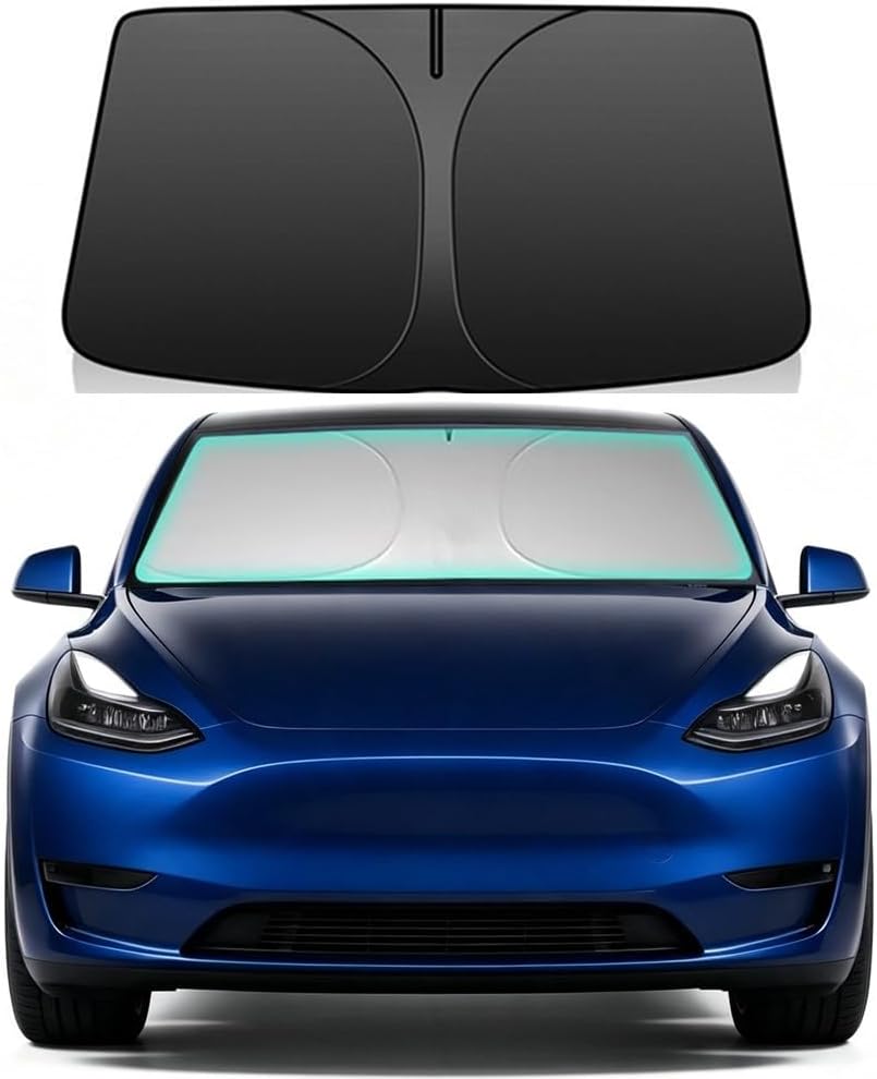 Windshield Sun Shade for Chev-rolet/Chevy Traverse 2018-2026 Foldable Car Front Window Sunshade Accessories 4-Layer 240 T Sun Visor Protector Reflective Cover Block UV Rays & Sun Heat