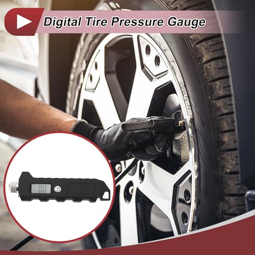 1 Pc Universal Tire Pressure Gauge Without Battery 0-250PSI Air Pressure Meter for Cars