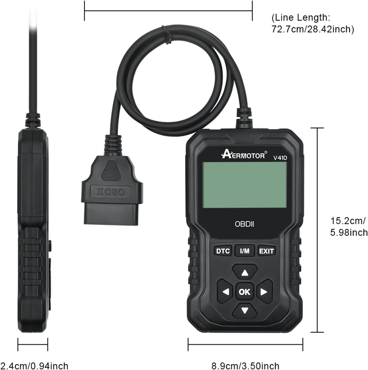OBD2 Scanner, V410 Car Scanner Diagnostic Tool,Car Code Reader Scan Tool