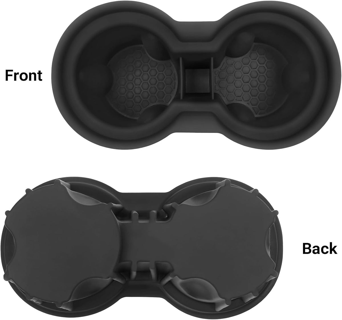 Silicone Non-Slip Center Console Cup Holder Inserts for Toyota Highlander 2014 2015 2016 2017 2018 2019 Car Drink Bottle Holder Interior Accessories Waterproof Replaces