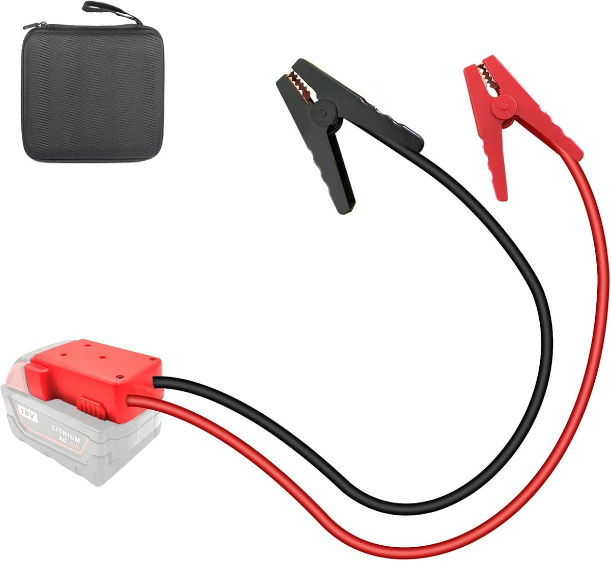 Jumper Cable Clamps for Milwaukee Jump Starter (3.28 ft Cable)