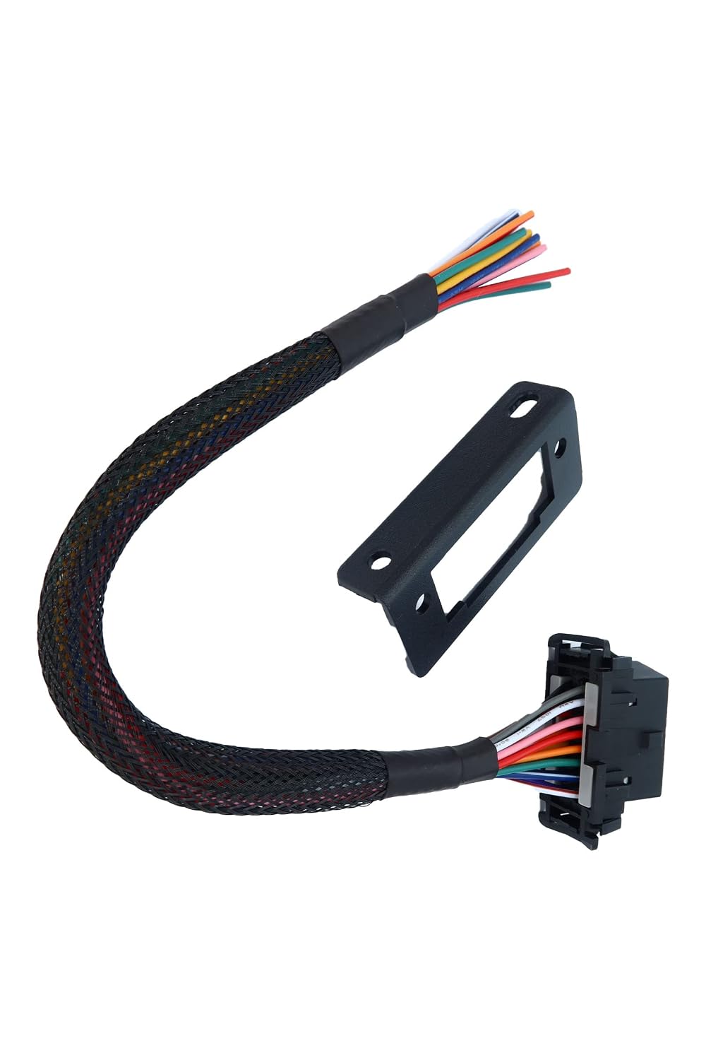 OBD2 J1962 Female to Open Pigtail Cable Bracket OBDii Port Replacement Cable 1ft/30cm