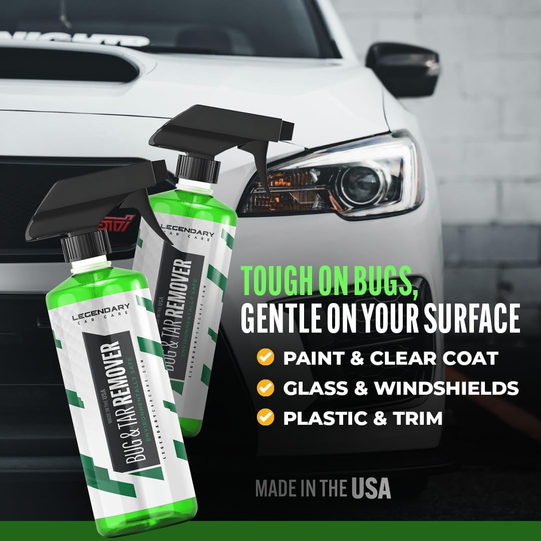 Legendary Car Care Bundle - Glass Cleaner 16oz & Tar & Sap Remover 16oz