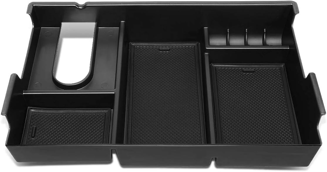 DNA MOTORING ZTL-Y-0022 Center Console Armrest Organizer Tray (for 13-17 Subaru Crosstrek), 1 Pack,Black