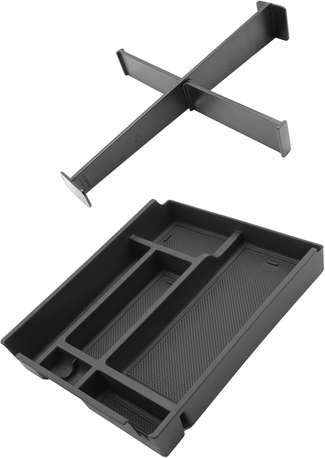 For Center Console Screen Organizer Tray ABS Materials Compatible with 2022–2026 Silverado&Sierra 1500/2024–2026 Silverado 2500HD/3500HD 13.4 Inch Center Console Screen Organizer
