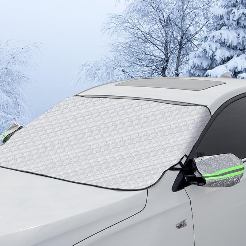 Car Windshield Cover for Ice and Snow for Honda HR-V 2023 2024 2025 2026, Durable Magnetic Winter Frost Hail Guard with Side Window and Mirror Protector