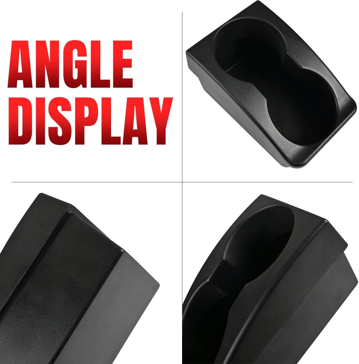 Center Console Cup Holder Insert for Porsche 911 996 & for Boxster 986 1997‑2004 and for Carrera 1999-2004 Accessories,Replacement Car Armrest Storage Box Drink Beverage Organizer