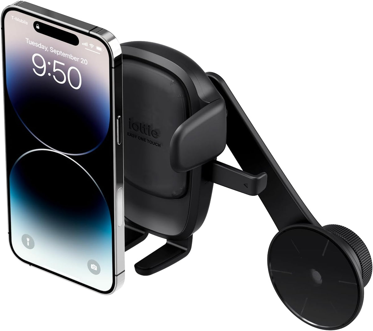 iOttie Easy One Touch Signature CD Slot Mount - Universal Car Phone Holder for iPhone, Google, Samsung, Moto, LG, and all other Smartphones