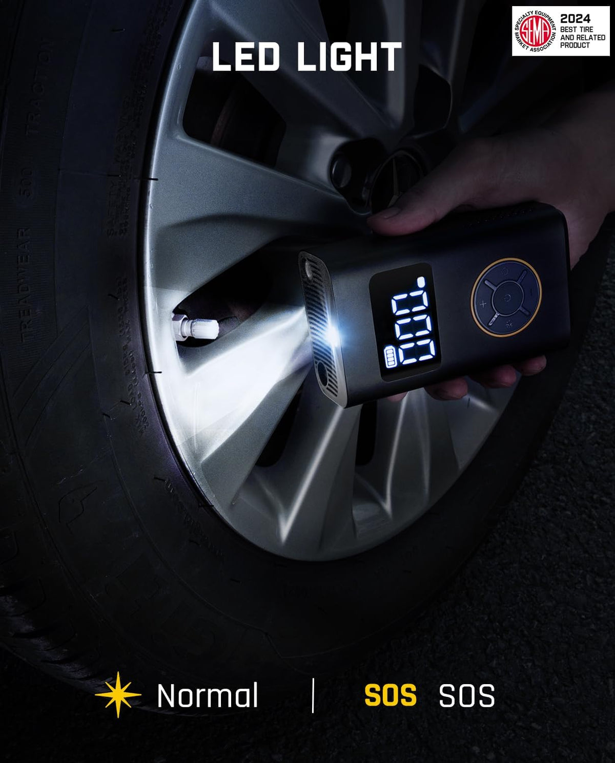 Fanttik X9 Pro Portable Tire Inflator for Compact Car, 1Min Fast Inflate