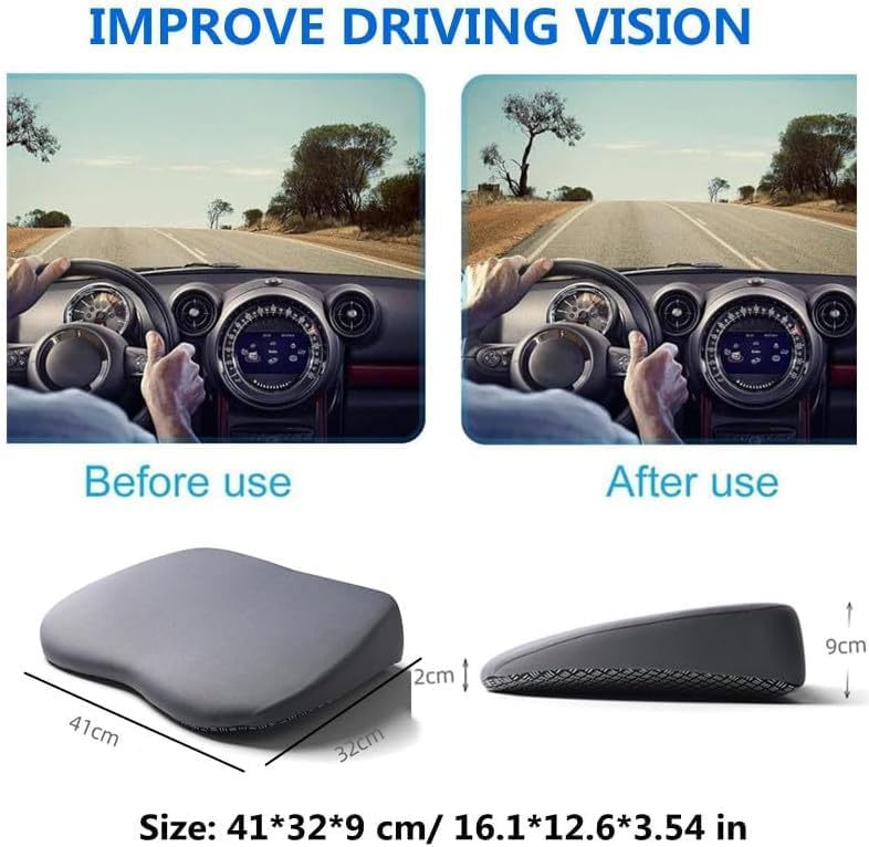 Car Seat Cushion for Driving, Car Booster Seat Cushion for Short Drivers