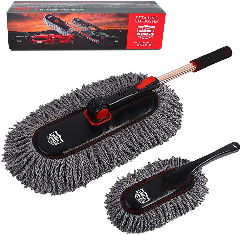 Car Duster Kit, Microfiber, 3 Pcs