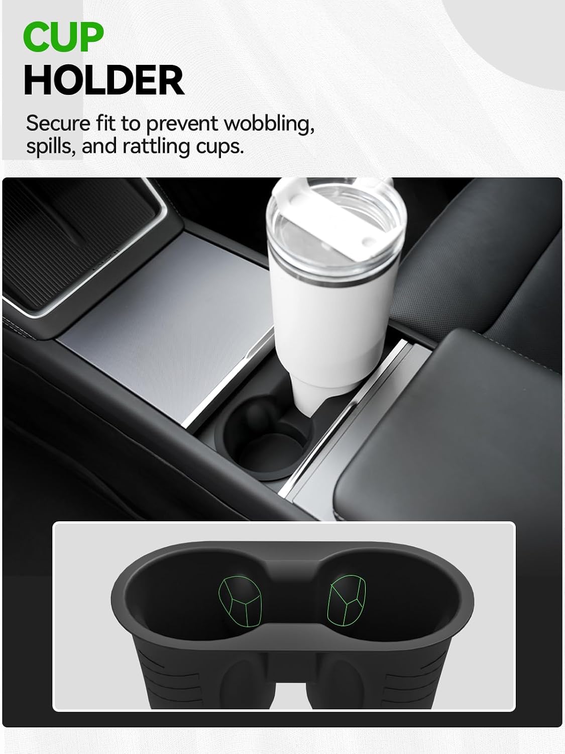 Center Console Organizer for 2024-2026 Tesla Model 3 Highland