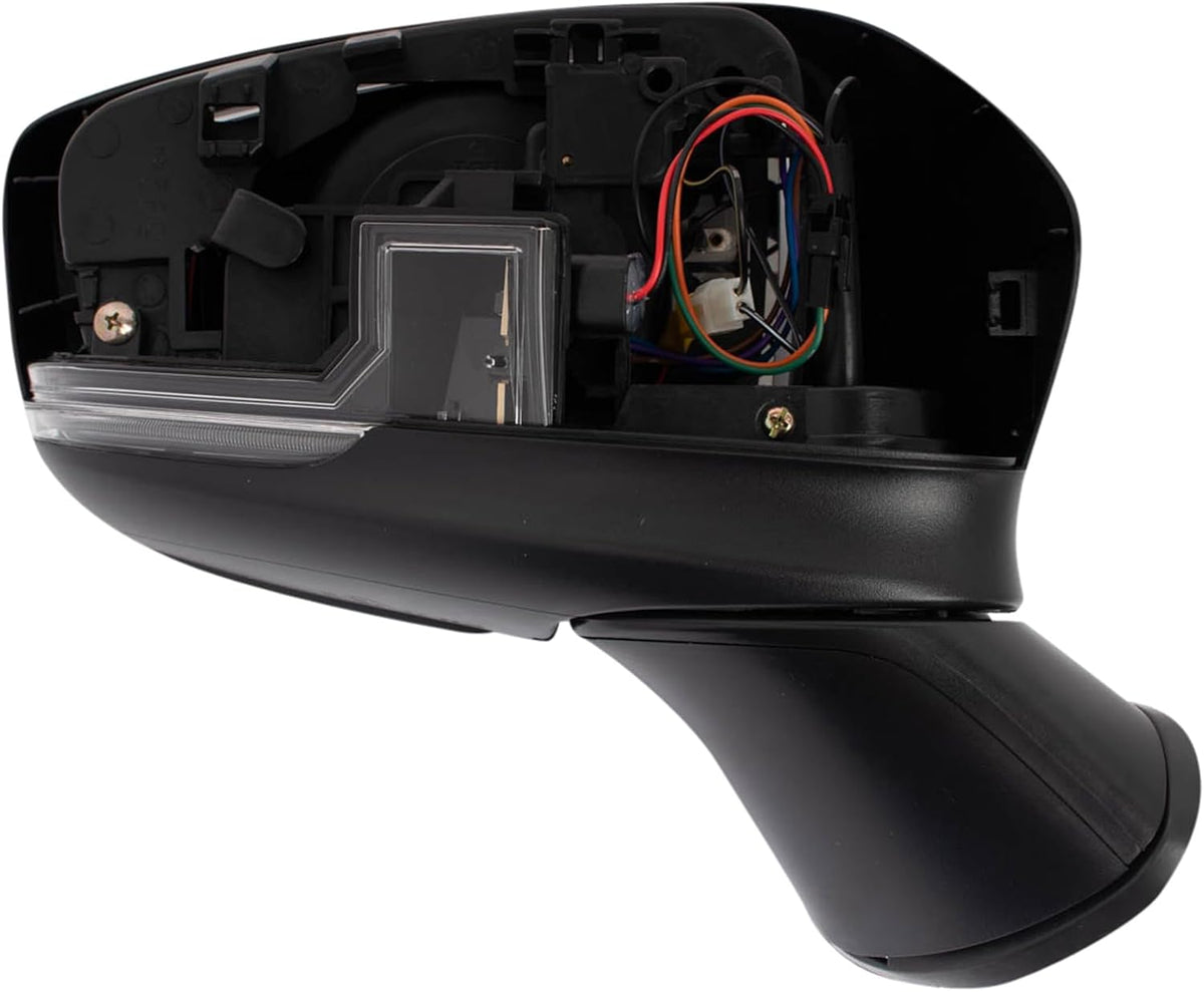 TRQ Passenger Side Mirror Power Heated Manual Folding with Blind Spot