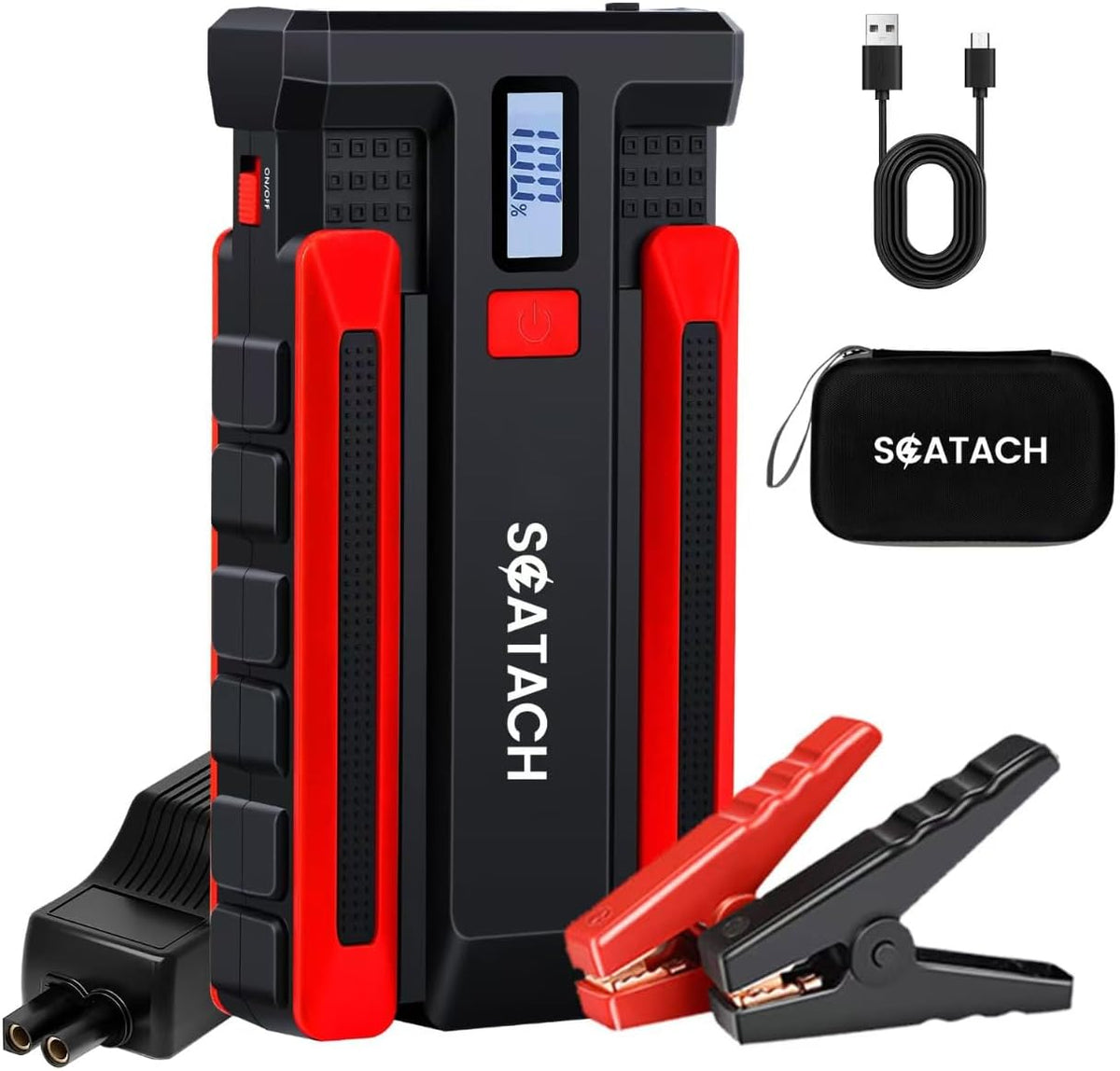 Jump Starter with Air Compressor 8000A Battery Jump Starter Portable 150PSI