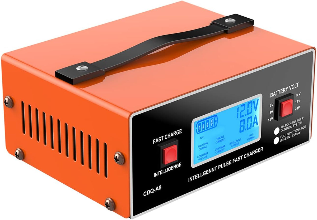 6/8/12/14/16/24V Battery Charger Smart Car Golf Cart 8 Volt Battery Charger