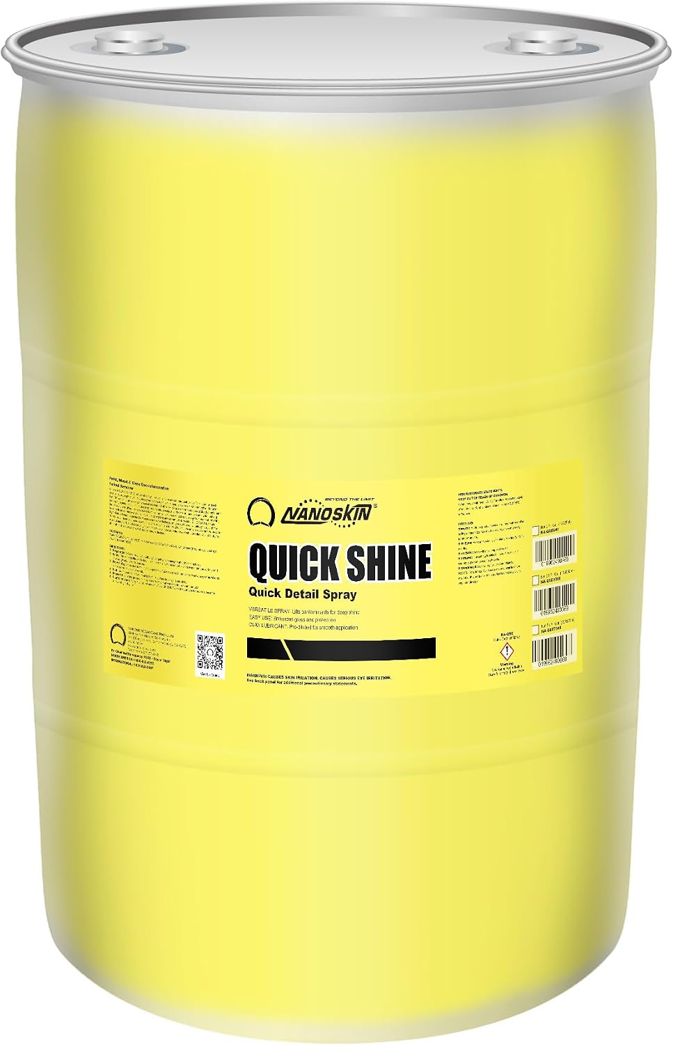 Nanoskin QUICK SHINE Quick Detail Spray 32 Oz. (2x16 Oz) - Car Wax Booster, High-Gloss Detailer, Smudge & Dust Remover, Clay Lubricant for Auto Detailing | For Paint, Glass, Chrome, Wheels, and Trim