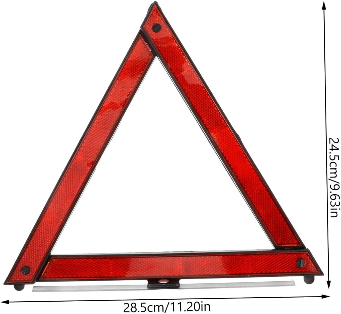 3pcs Safety Reflective Triangle Roadside Warning Signs for Emergencies