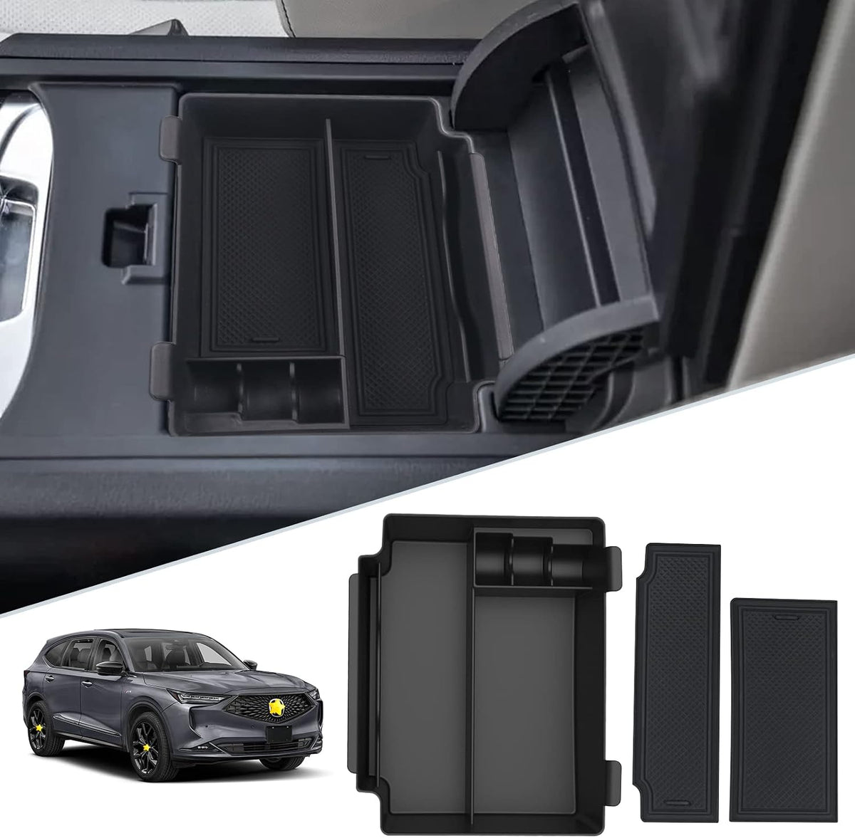 SKTU 4-Pack for 2025 2026 2027 Nissan Murano Center Console Organizer