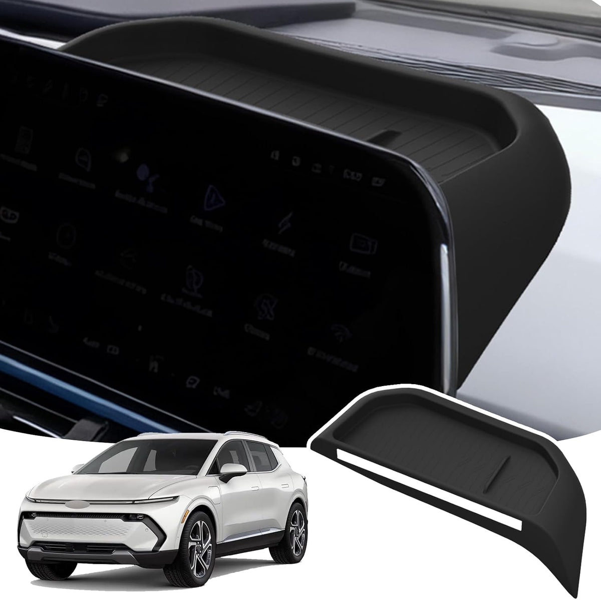 Behind The Screen Storage Box for KIA EV9 2024 2025 Center Console Organizer Dashboard Storage Box Fit 12.3-inch Screen Interior Accessories