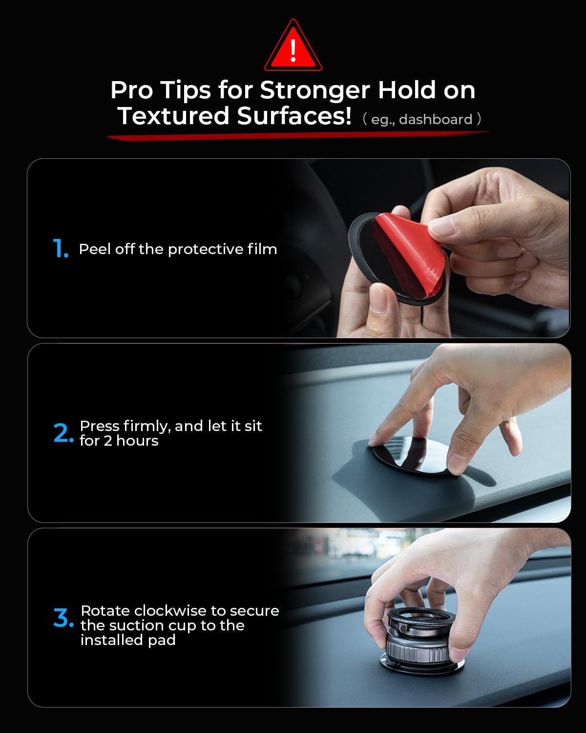 Upgraded 360° Rotation Vacuum Magnetic Phone Holder Stand for iPhone 18