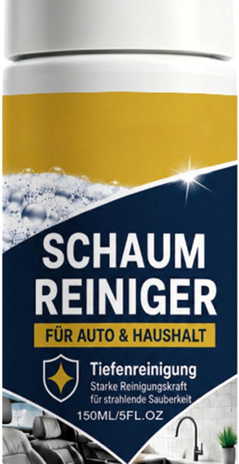 Car Foam Cleaner 150ml Vehicle Carpet Foam Cleaning | Car Ceiling Cleaner for Truck SUV Dashboard Seat Upholstery Fabric Carpet Headliner Home Furniture Kitchen Countertop