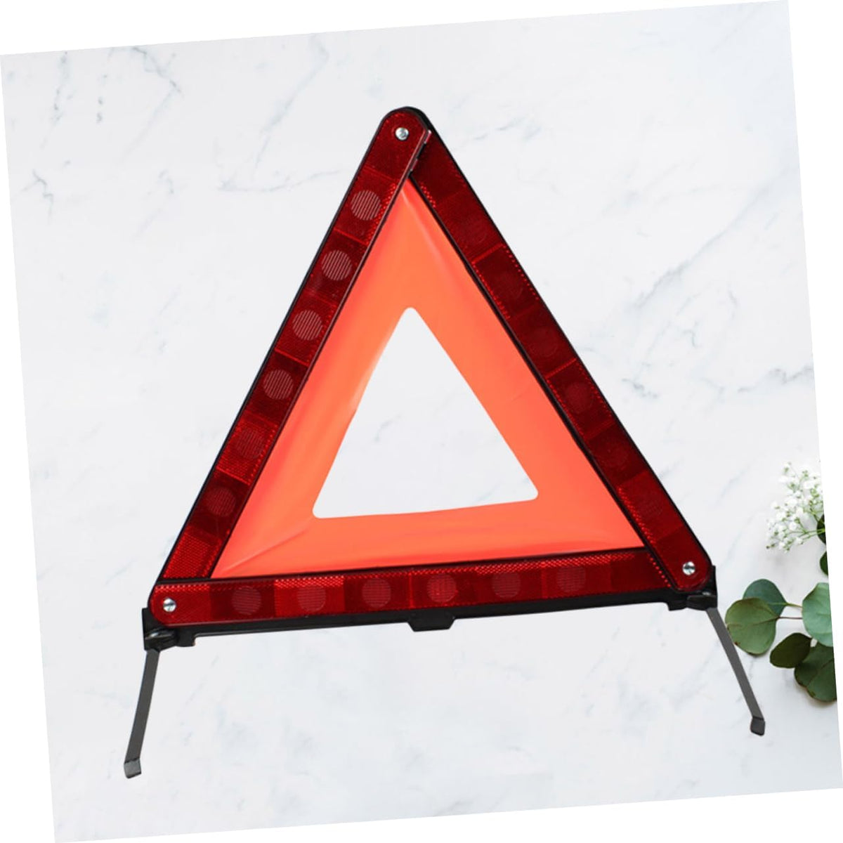 Triangle Warning Sign Foldable Plastic Road Safety Emergency Triangle