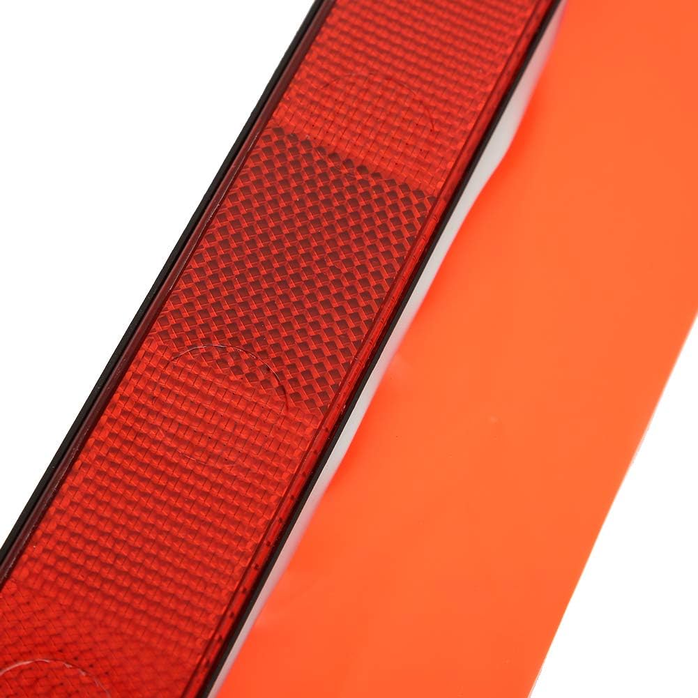 Triangular Road Safety Reflectors, Foldable Triple Warning Triangle Emergency Warning Triangle Reflector Safety Triangle Sign Vehicle Safety Parking Sign