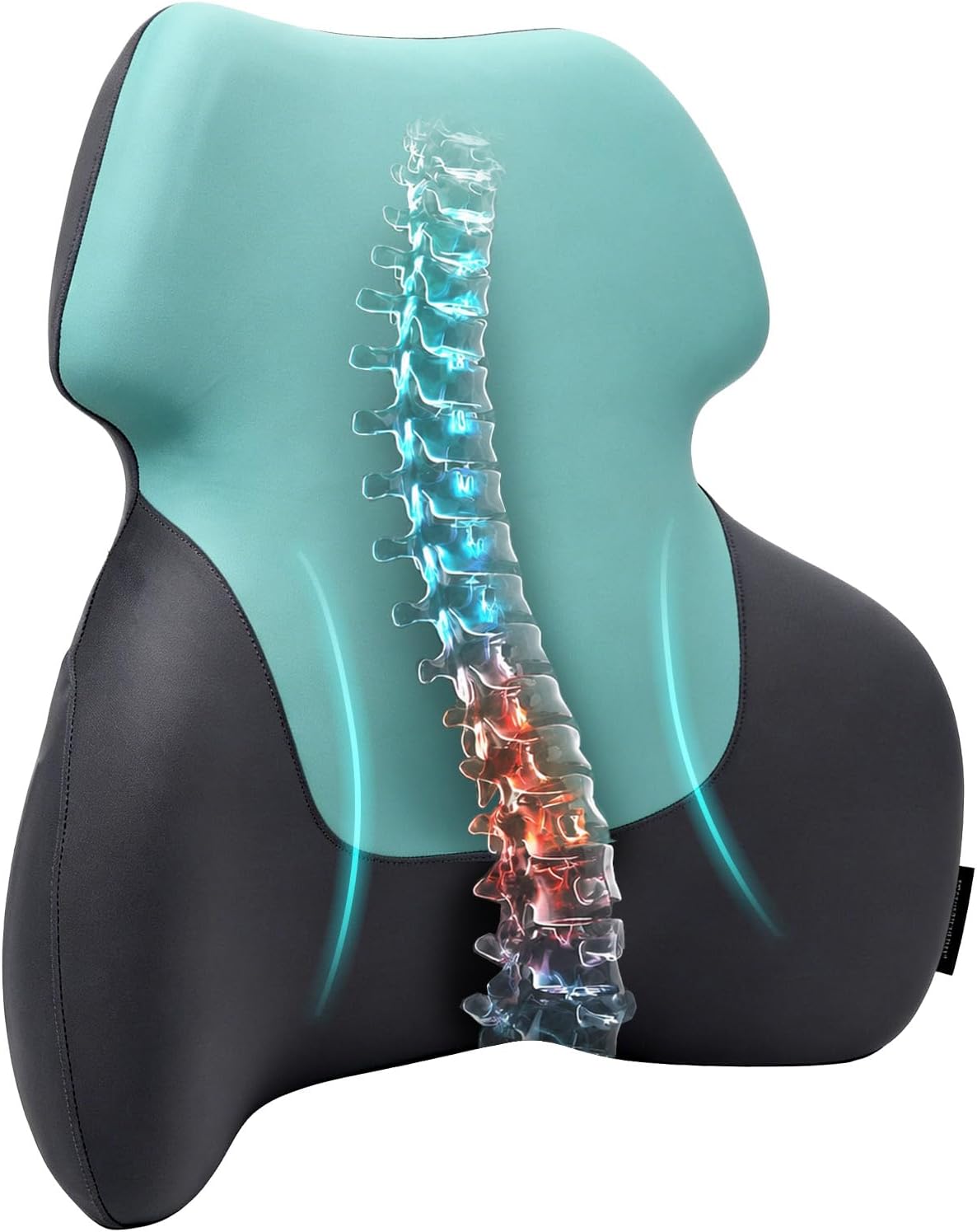 Season Guard Back Support Pillow, Lumbar Pain Relief Cushion for Office/Car