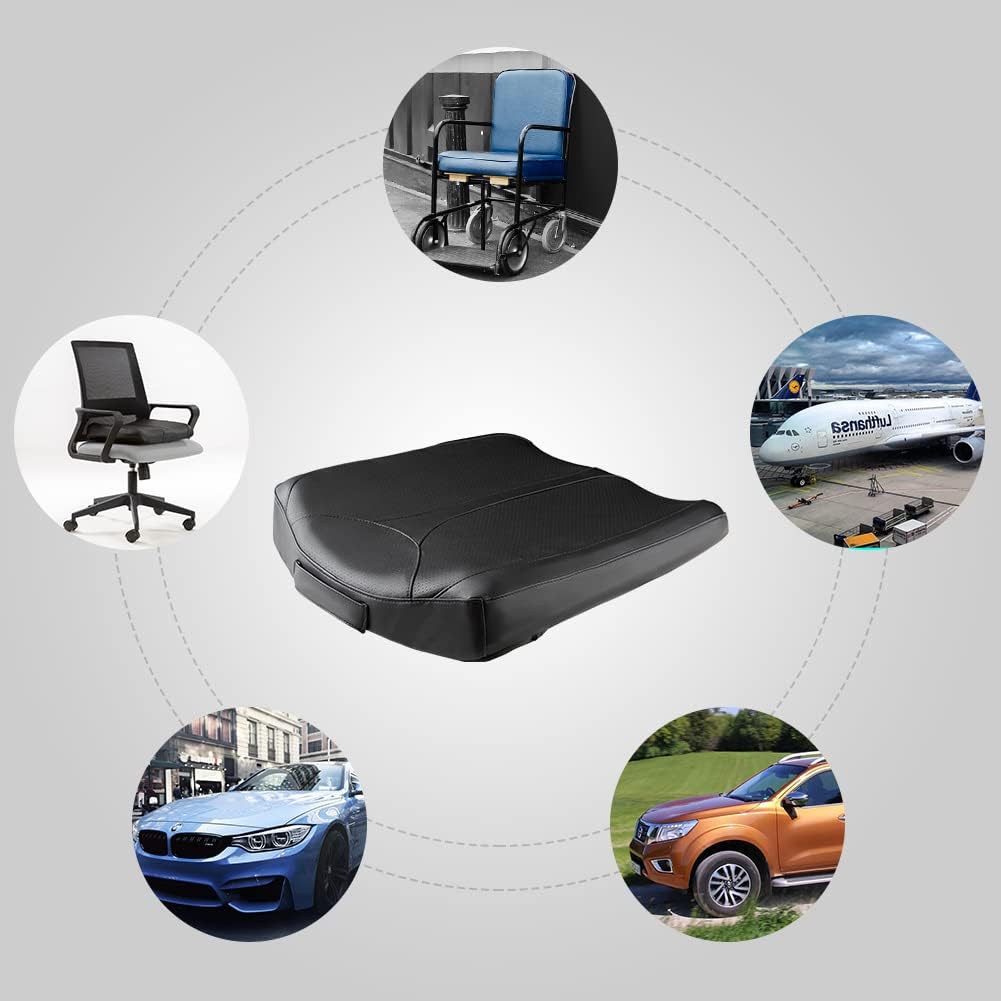 Car Memory Foam Heightening Seat Cushion for Short People Driving.