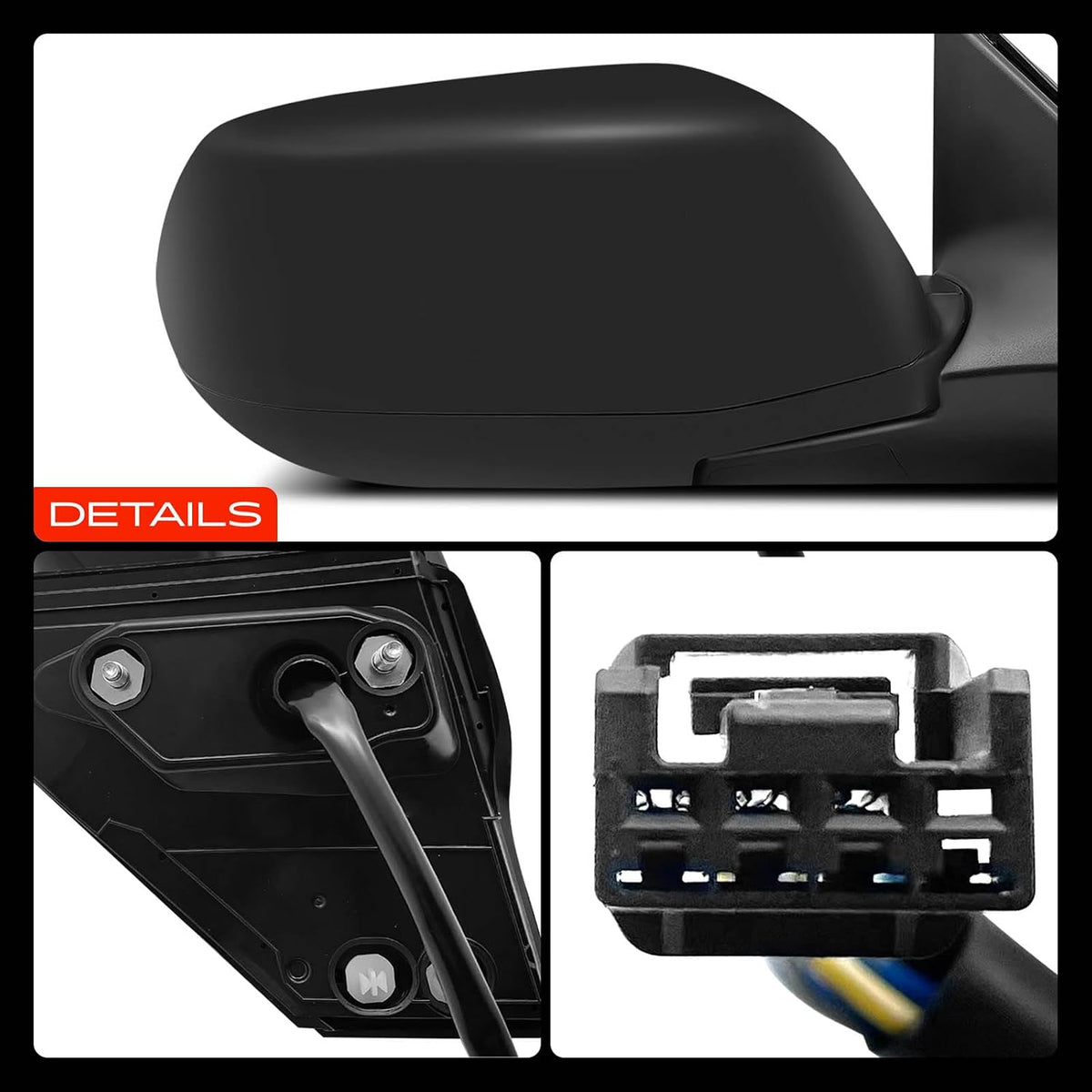 A-Premium Passenger Side Power Door Mirror Compatible with Honda
