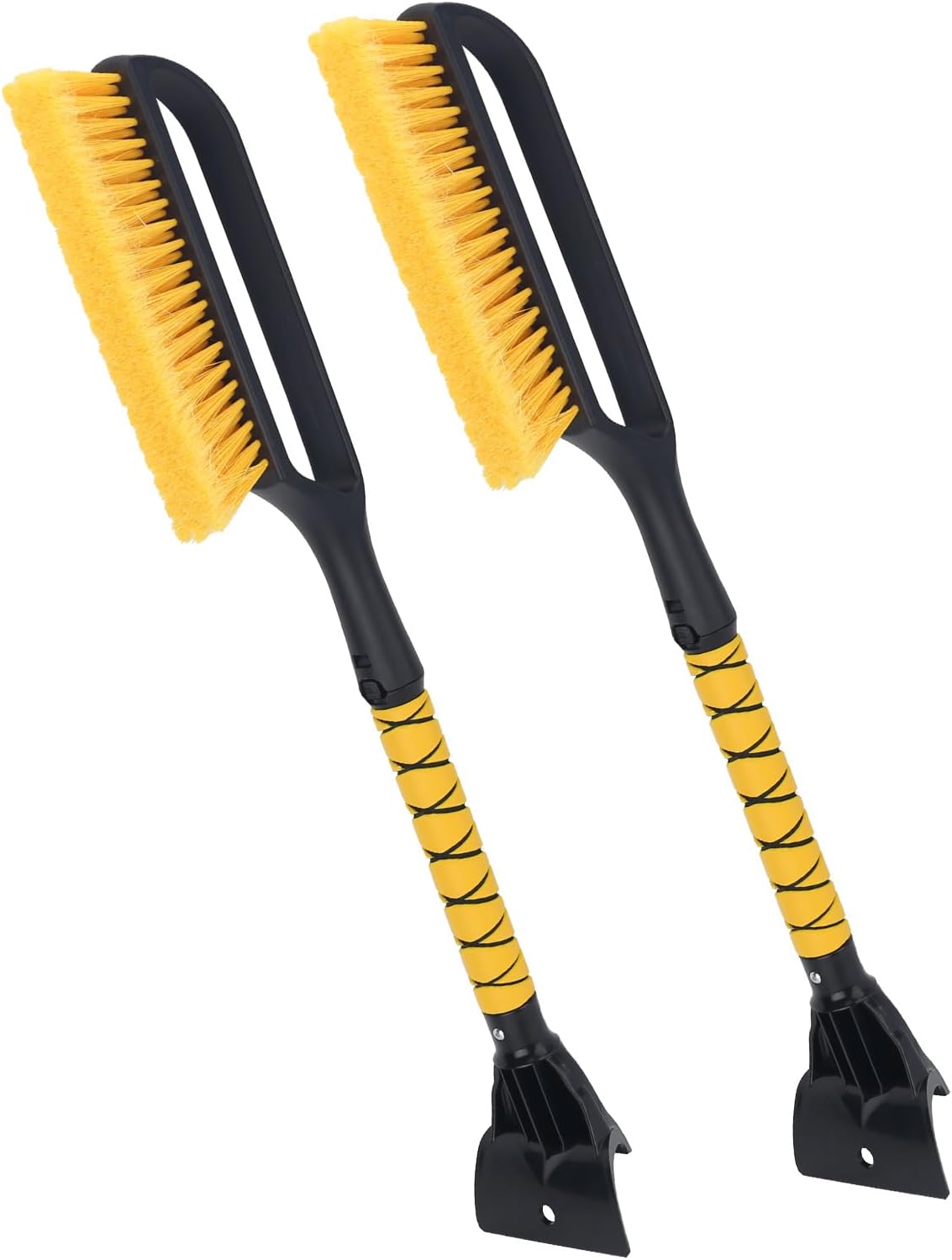 KeFanta Snow Removal Brush and Ice Scrapers for Car Windshield, 3 in 1 Heavy Duty 42'' Extendable Broom for SUV and Truck Window, Automotive Winter Accessories