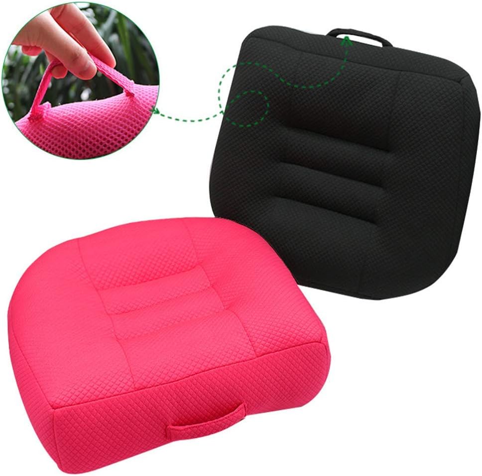 Adult Booster Seat Cushion, Car Seat Cushions for Short People/Thick Office Chair Booster Seat Increase Field of View, for Trucks, Car, Office Chair, Home, Wheelchair,Angle Lift Seat Cushion (Grey)