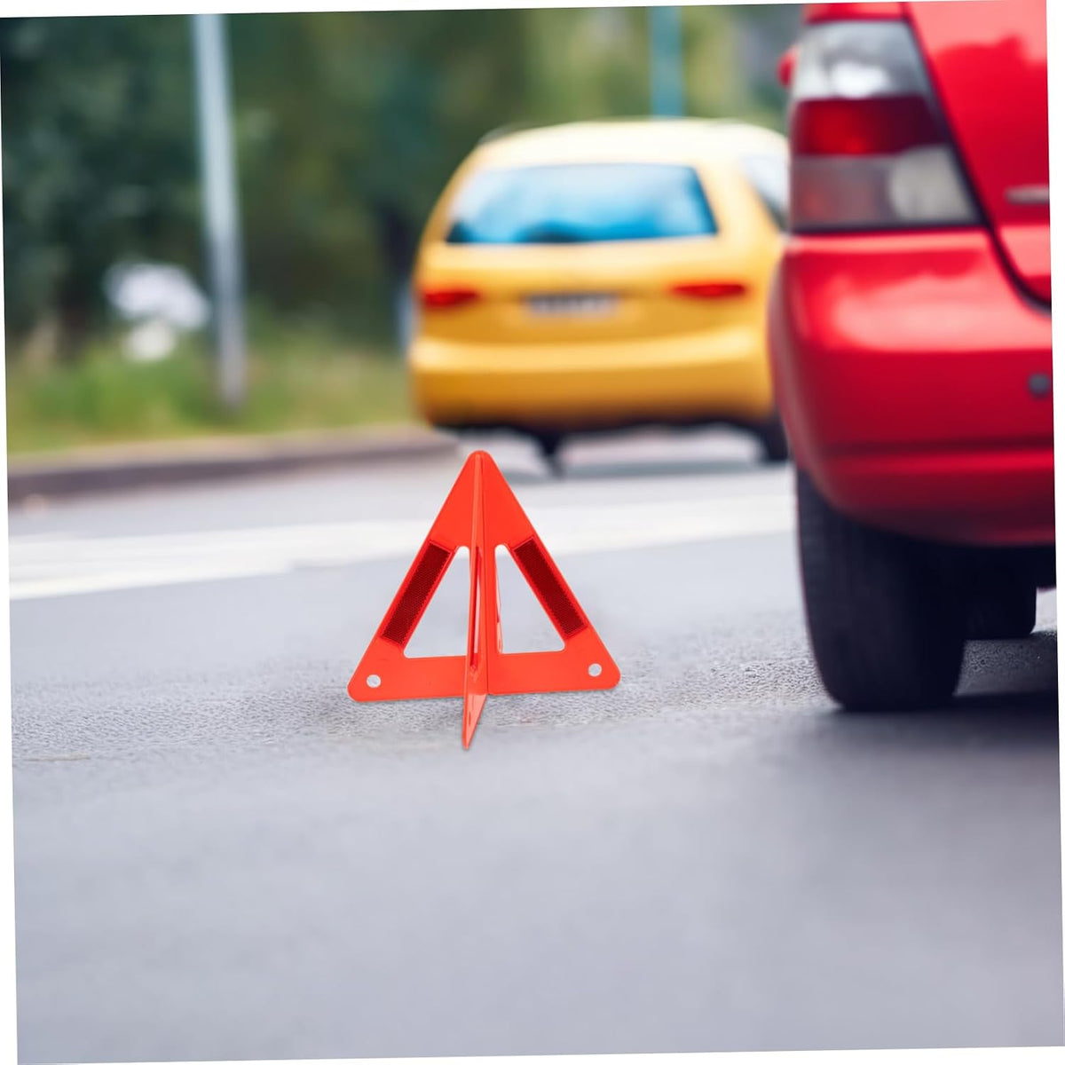 Folding Roadside Triangles Warning Triangle for Cars Reflective Safety Emergency Driveway Reflectors