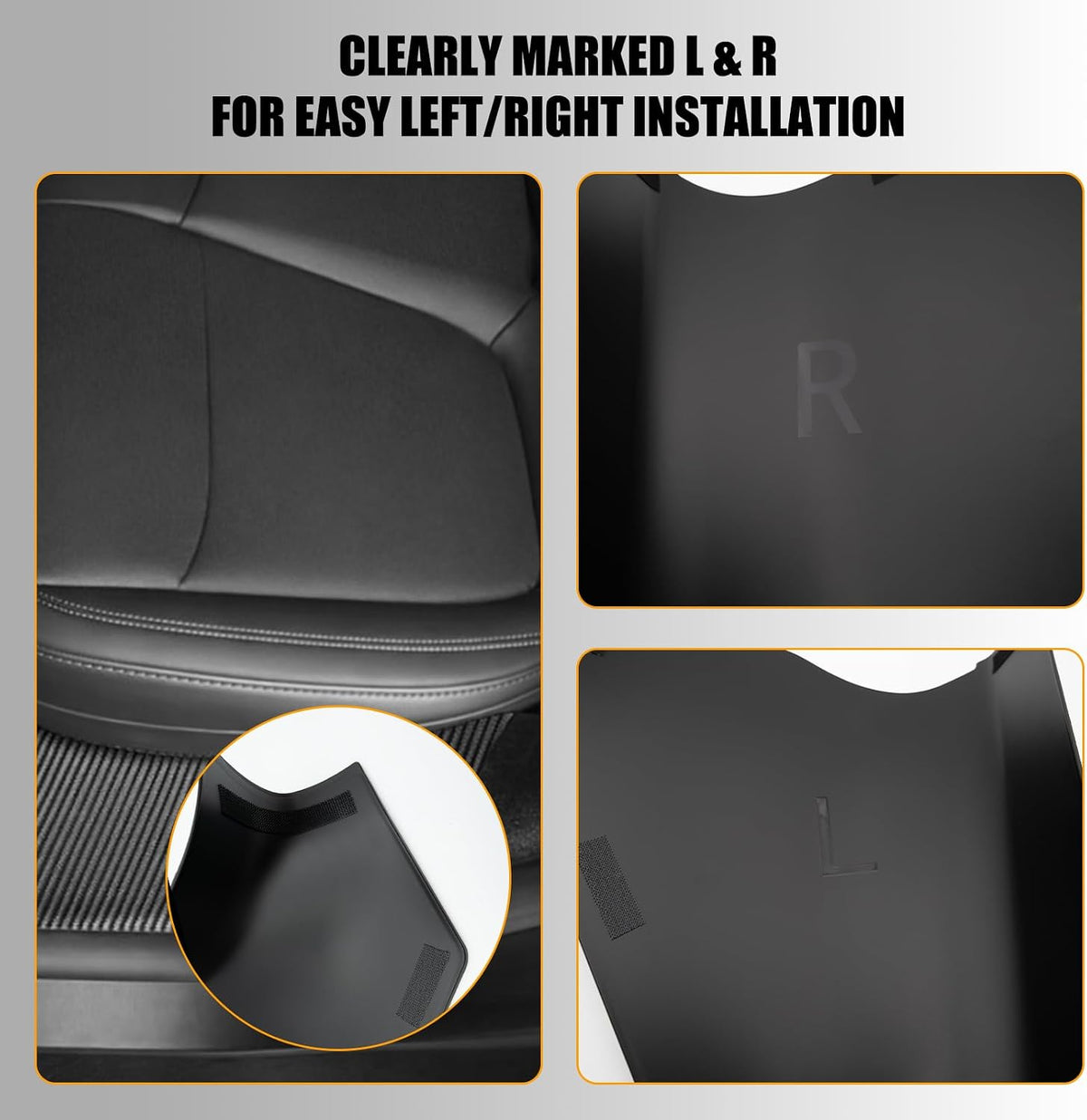 8PCS Door Sill Protector for Tesla Model Y Juniper 2025–26, Door Entry Guard Set for Front & Rear Door Thresholds, Anti-Kick Interior Door Entry Covers (Carbon Fiber (Not fit 2026 Model Y Standard))