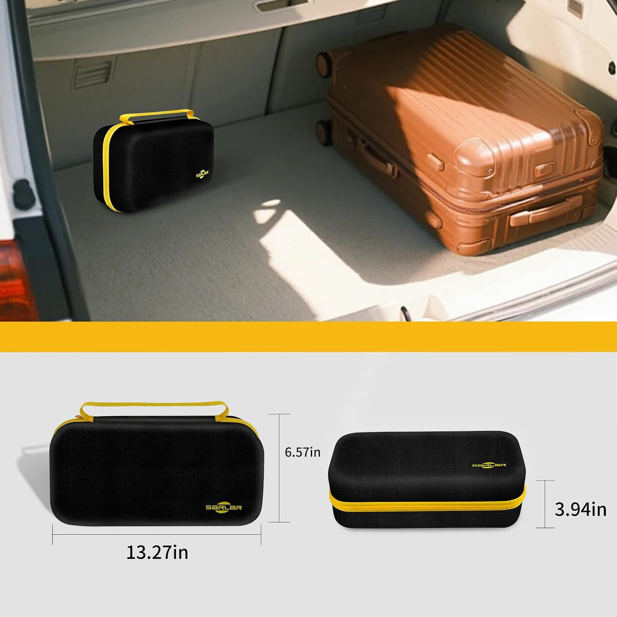 sarlar Hard Carrying Case for Fanttik Slim V8 Apex/V10 Apex/V8 Mate/V10 Mate Cordless Car Vacuum, High Capacity, Soft Linning for All Accessories, Portable Protection for Travel Storage
