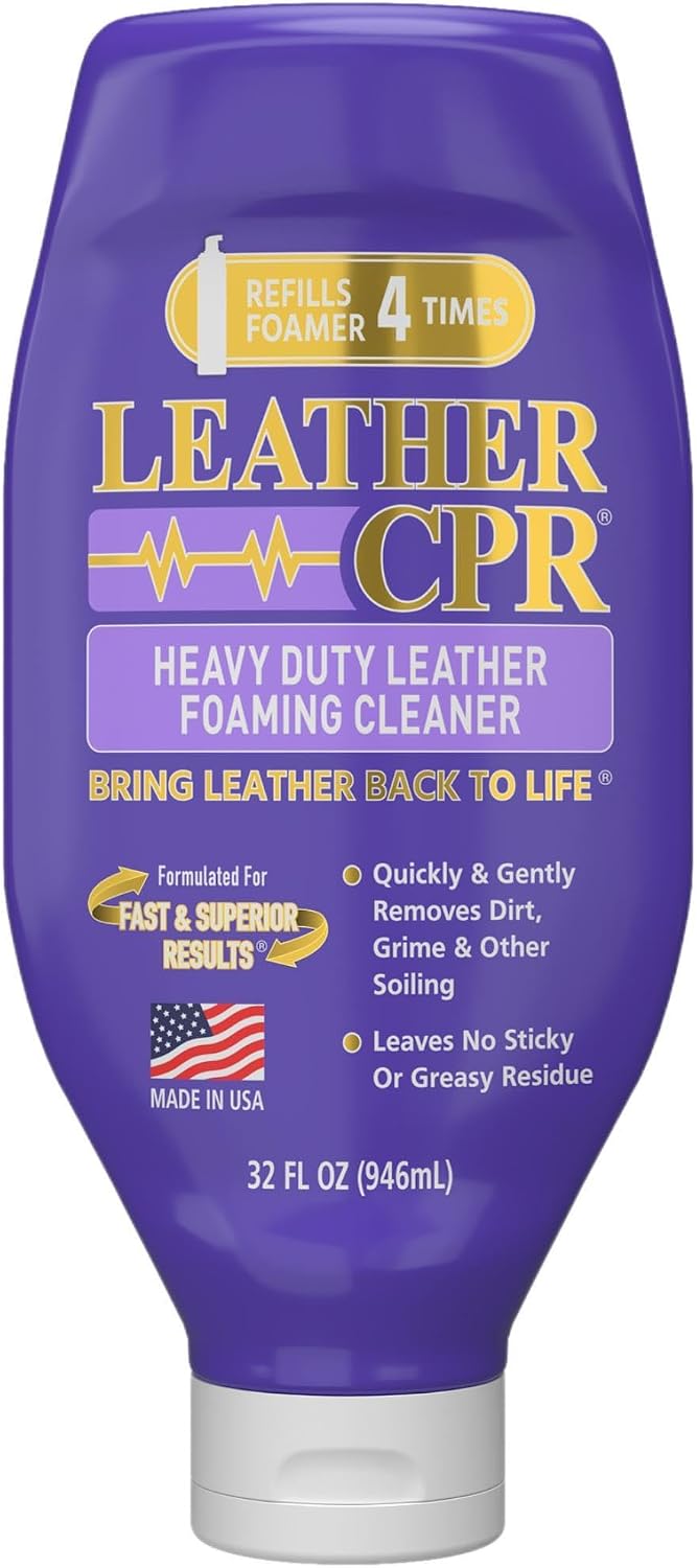 Leather CPR Heavy Duty Leather Foaming Cleaner, 8 oz
