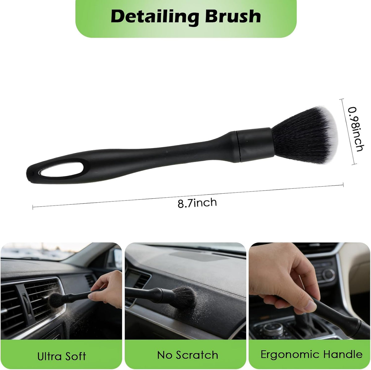 7PCS Car Windshield Cleaner Tool,19inch Inside Windshield Cleaning Tool