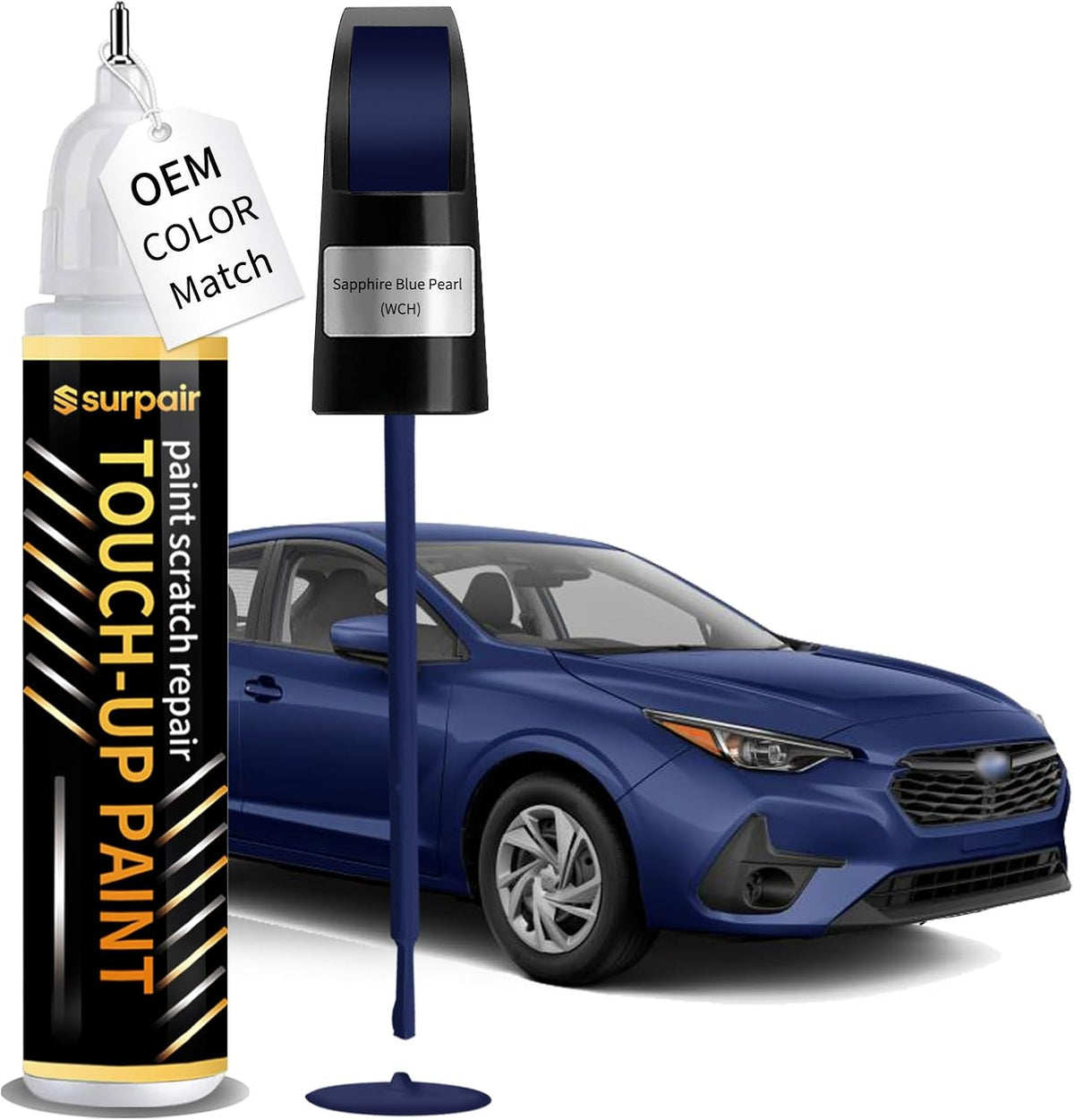 Crystal Black Silica D4S Touch up Paint for Subaru Car Scratch Remover Pen