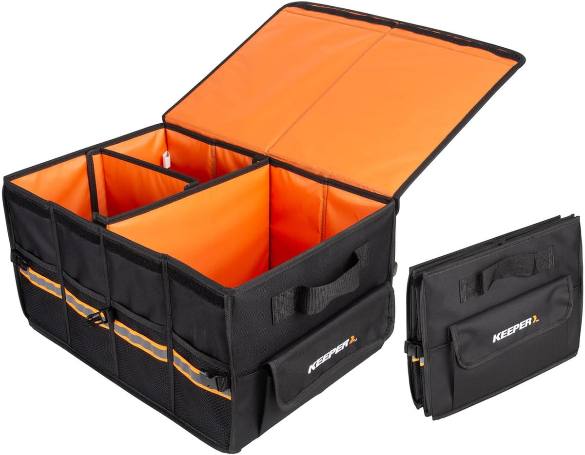 KEEPER 70L Extra Large Trunk Organizer with Cooler for SUV, Car & Minivan