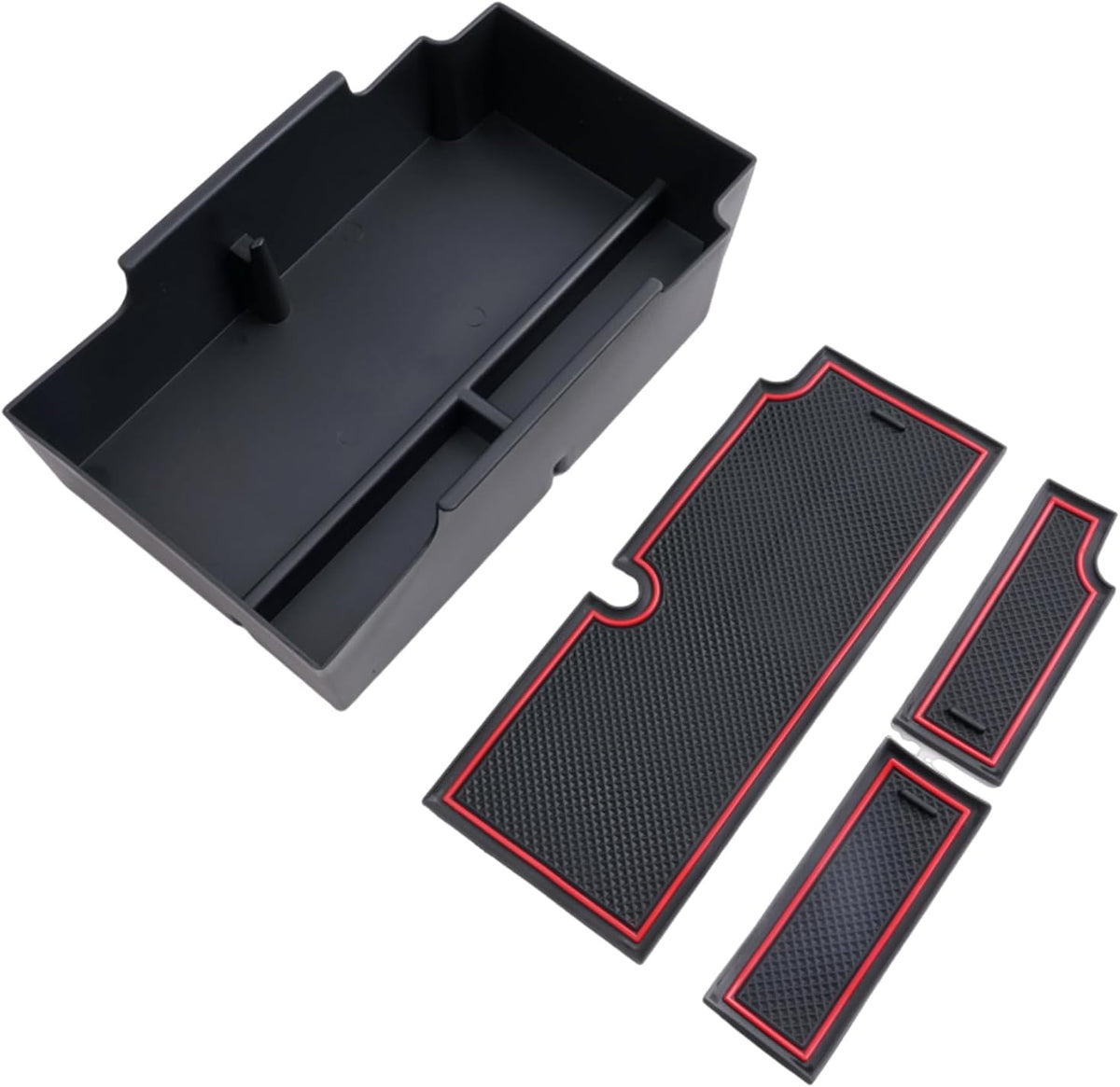 2024 2025 2026 Crosstrek Center Console Organizer for Subaru Crosstrek (Base/Premium/Sport/Limited/Wilderness), Durable ABS Console Tray Insert 2026 Crosstrek&Impreza Accessories (Red)