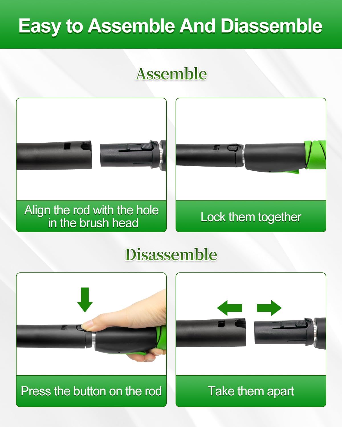 SEAAES 35.5 Inch Extendable Snow Brush, Windshield Snow Scraper for Car SUV