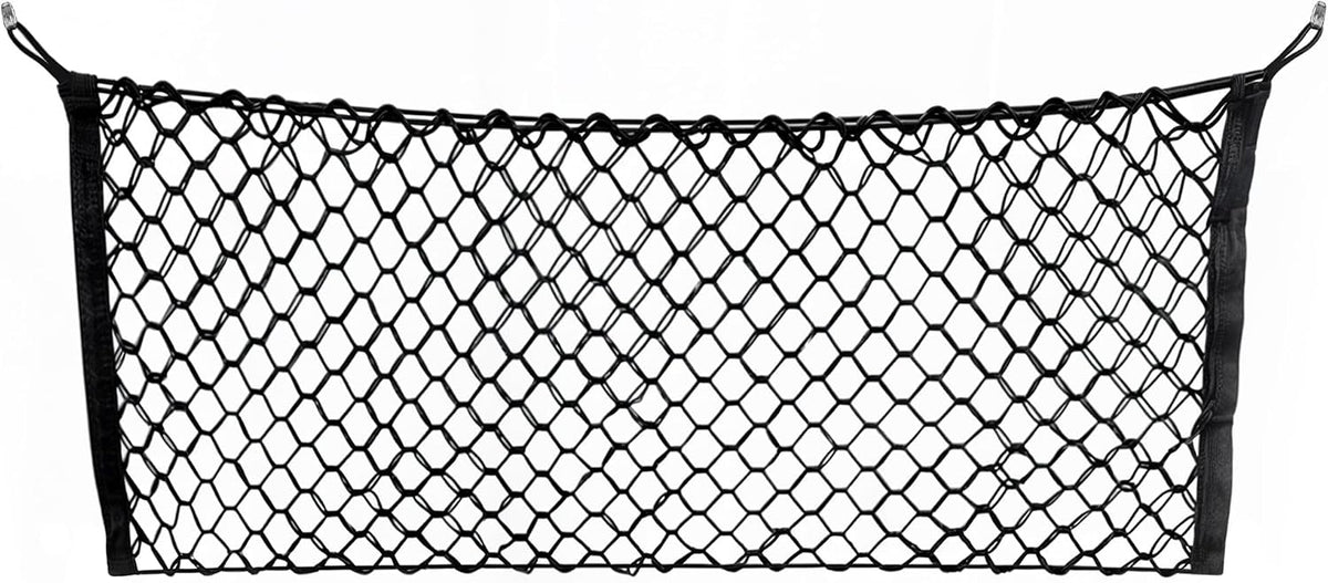 Envelope Style Automotive Elastic Trunk Mesh Cargo Net for Hyundai Kona Hybrid 2018-2026 - Premium Trunk Organizers and Storage - Luggage Net for Crossover - Best Car Organizer for Hyundai Kona EV