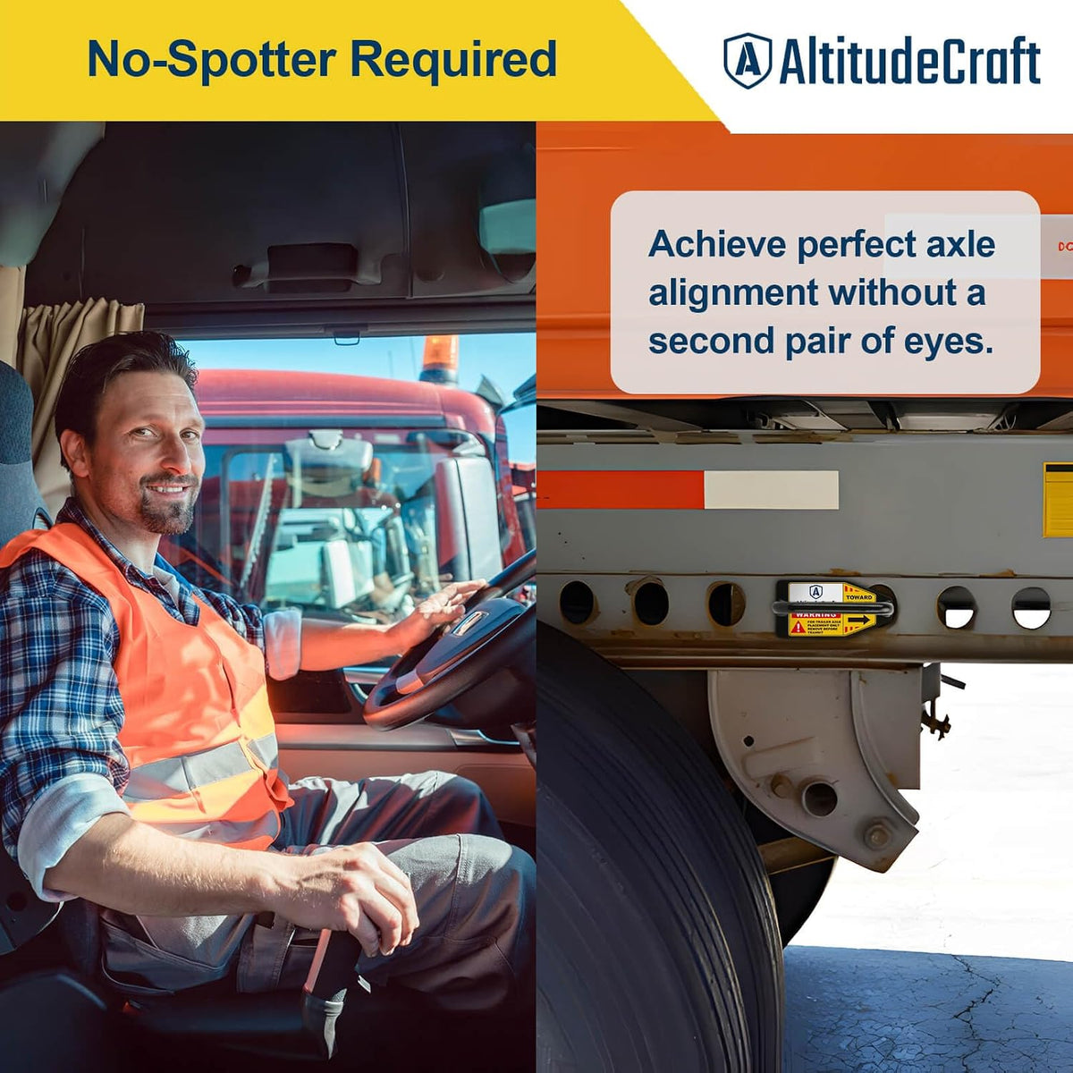 Magnetic Tandem Slide Stopper for Semi Trucks, Carbon Steel