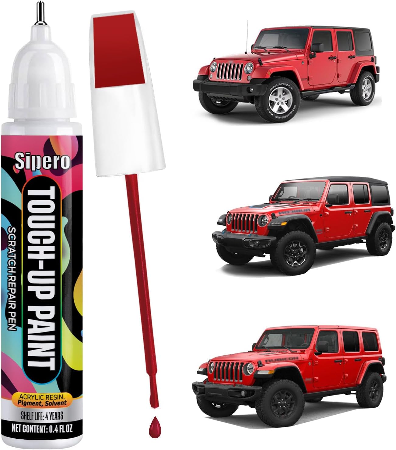 Silver Zynith (PSE/SSE) for Jeep Touch Up Paint Pen - Exact OEM Match for Chips & Scratches - Compatible with Grand Cherokee, Wrangler, Compass