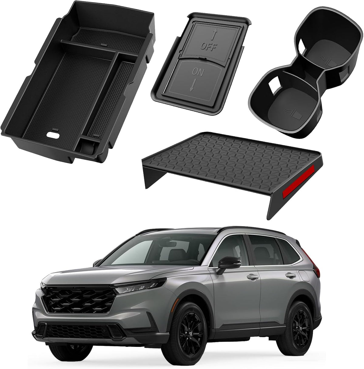 YPHUIKI 3PCS Center Console Organizer for Honda CR-V 2023-2026